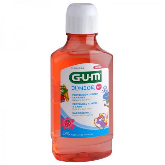 Gum Junior Bain de Bouche Sabor Fresa 6 Aos 300ml 