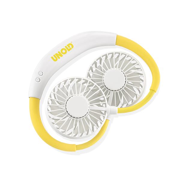 Unold 86690 nebulizzatore e ventilatore portatile personale Bianco, Giallo Neck fan