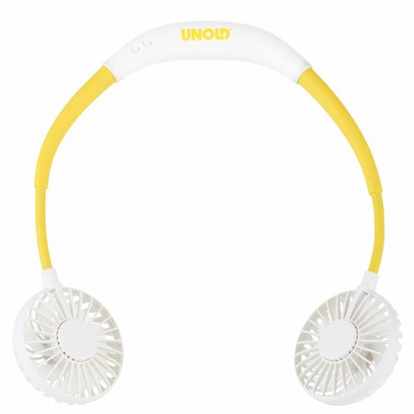 Unold 86690 nebulizzatore e ventilatore portatile personale Bianco, Giallo Neck fan