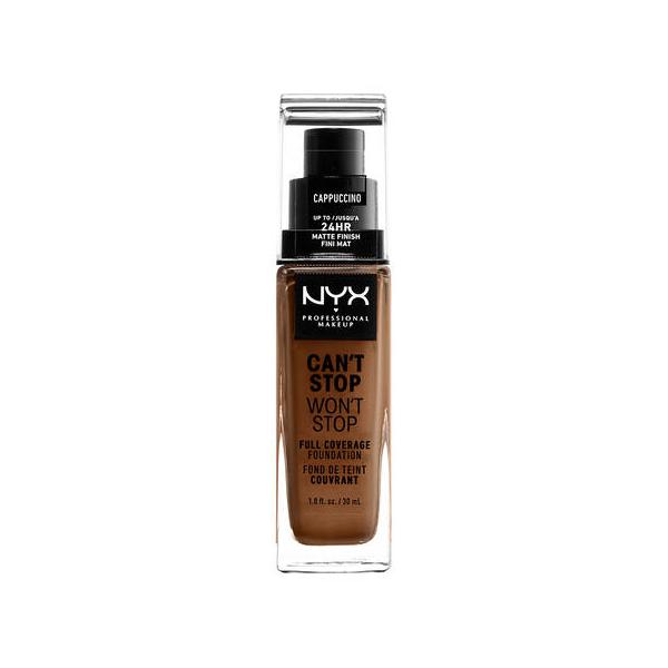 Nyx Can't Stop Won't Stop Full Coverage Foundation Cappuccino 30ml