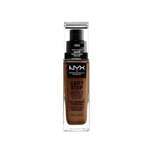 Nyx Cant Stop Wont Stop Full Coverage Foundation Cocoa 30ml