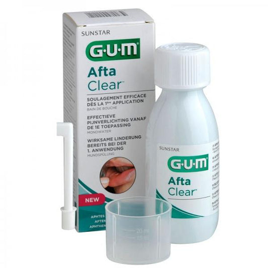 Gum Aftaclear Mouthwash 120ml