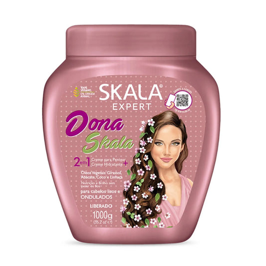Skala Dona Skala 2in1 Crema Hidratante Cabellos Lisos 1000g