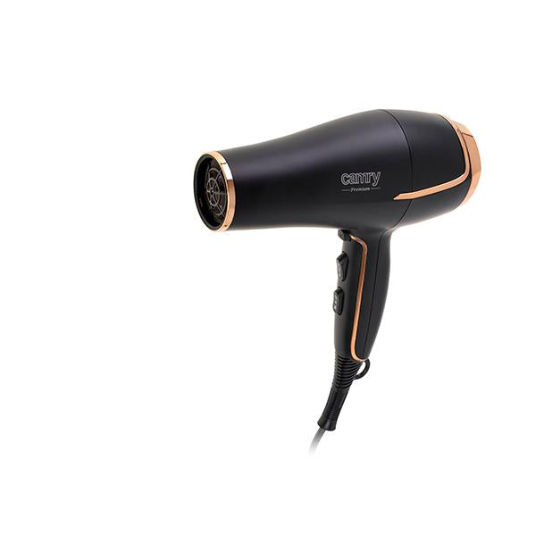 Camry CR 2255 asciuga capelli Nero, Oro 2000 W