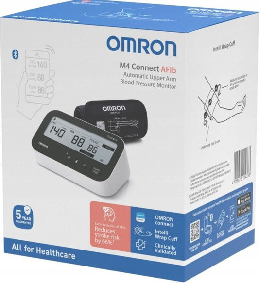 Omron M4 Connect AFib Oberarm-Blutdruckmessgert (36100404)
