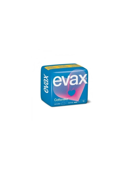 Compresas Evax Cottonlike Normal Alas 16