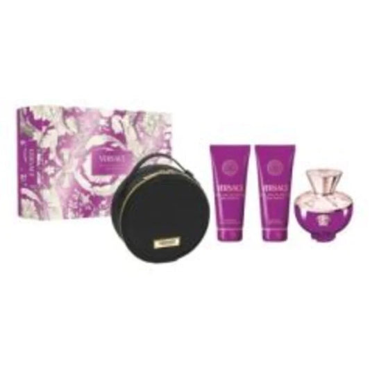 Versace Dylan Purple Eau de Perfume Spray 100ml Set 4 Pieces