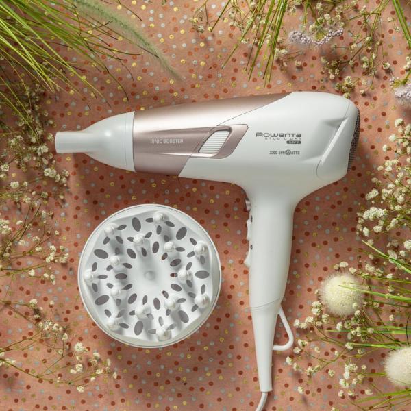 Rowenta Studio Dry CV5830 asciuga capelli 2300 W Beige, Bianco (Rowenta Studio Dry CV5830 hrtrrer 23)