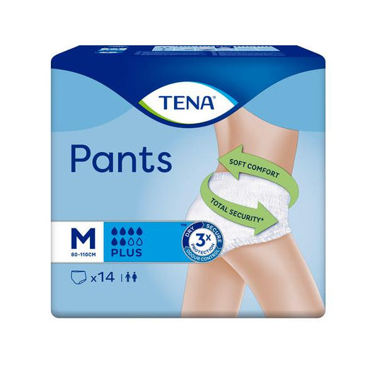 Tena Pants Plus Size Medium 14 Units