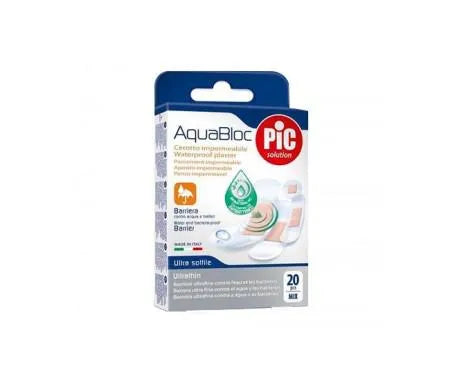 Pic Aquabloc With Bactericide Round Adhesive Dressing 22,5 Mm 2
