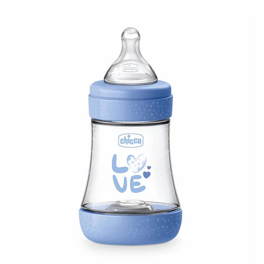 Chicco Perfect Baby Bottle 0M+ Silicone Blue 150ml