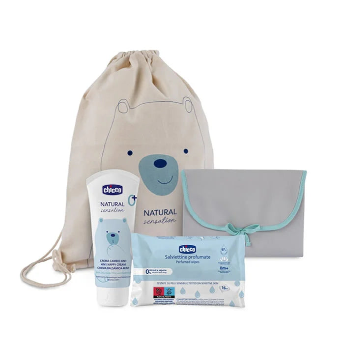 Chicco Natural Sensation Diaper Changing Set 4 Pieces