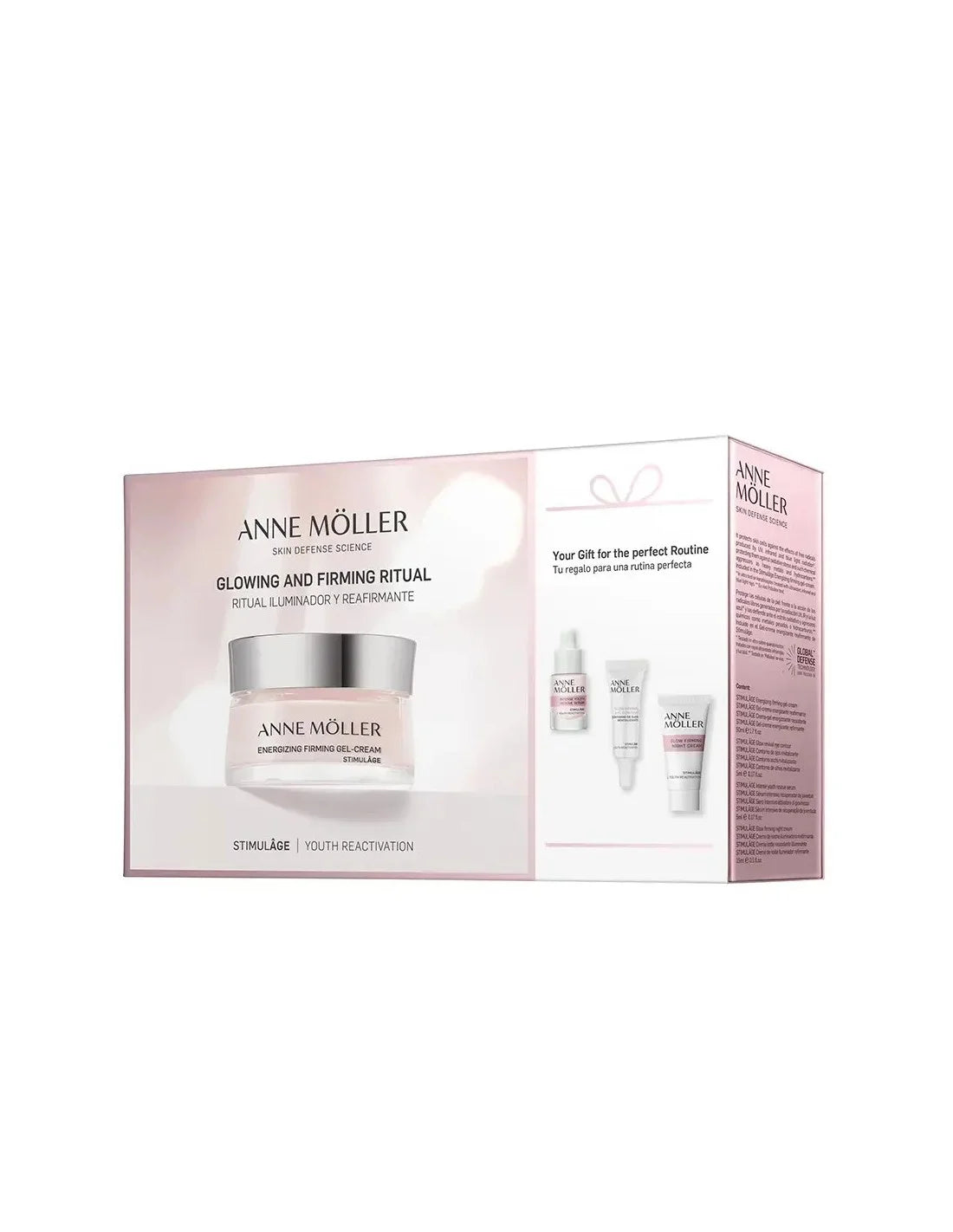 Anne Mller Stimulge Ritual Iluminador y Reafirmante Gel Crema Estuche 4 Piezas