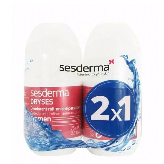 Sesderma Pack Dryses Déodorant Anti-transpirant Roll-on pour Femmes 2x75ml