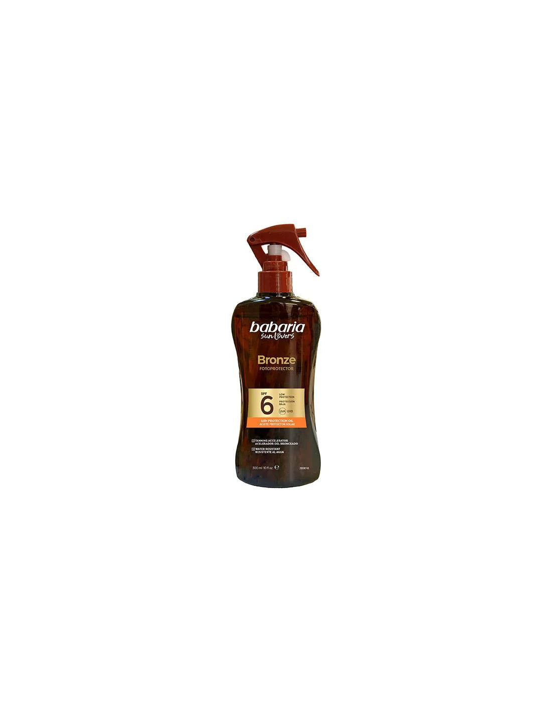 Babaria Sol Bronze Aceite Protector Solar Zanahoria Spray Spf6 300ml