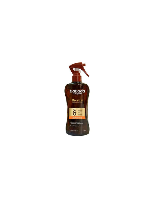 Babaria Sol Bronze Aceite Protector Solar Zanahoria Spray Spf6 300ml