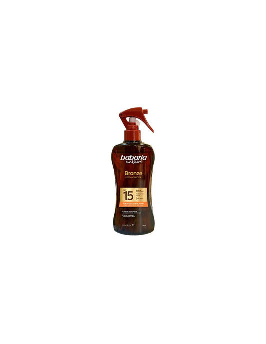 Babaria Sol Bronze Aceite Protector Solar Monoi Tahiti Spray Spf15 300ml