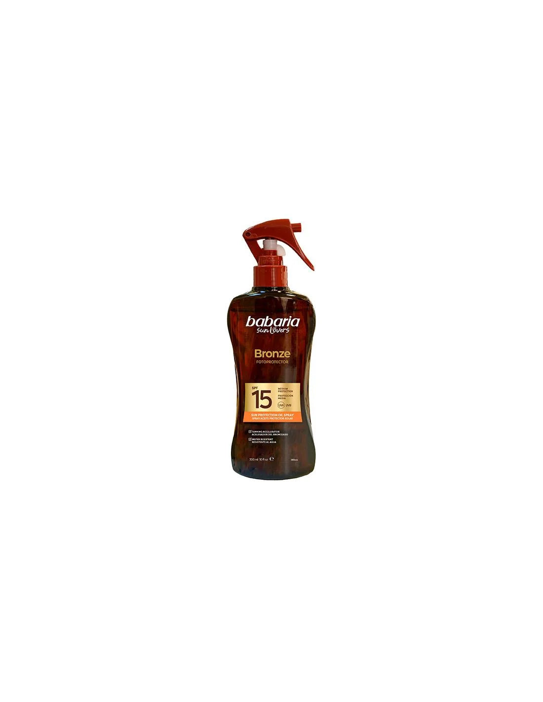 Babaria Sol Bronze Aceite Protector Solar Monoi Tahiti Spray Spf15 300ml