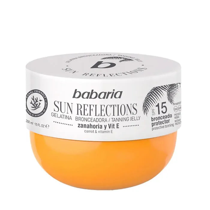 Babaria Sun Reflections Tanning Jelly Protective Tanning Spf15 300ml