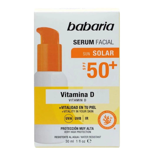 Babaria Vitamin D Waterproof Serum Facial Spf50 30ml