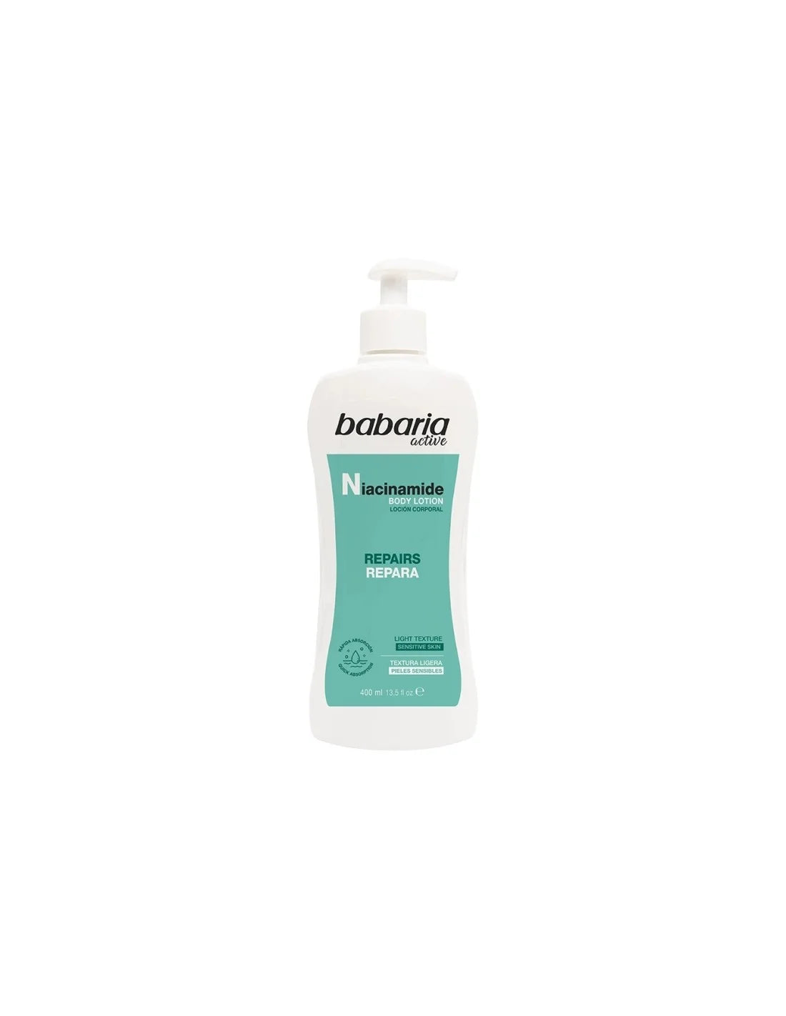 Babaria Active Niacinamide Locion Corporal Pieles Sensibles Con Difusor 400ml