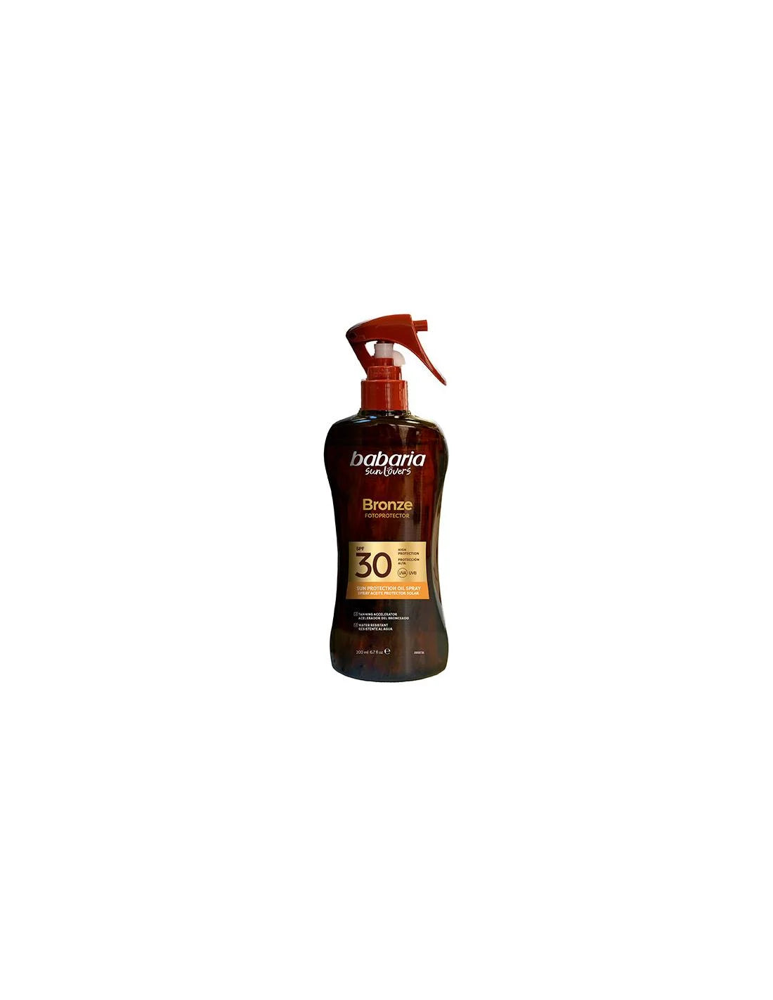 Babaria Sol Bronze Aceite Protector Solar Coco Spray Spf30 200ml