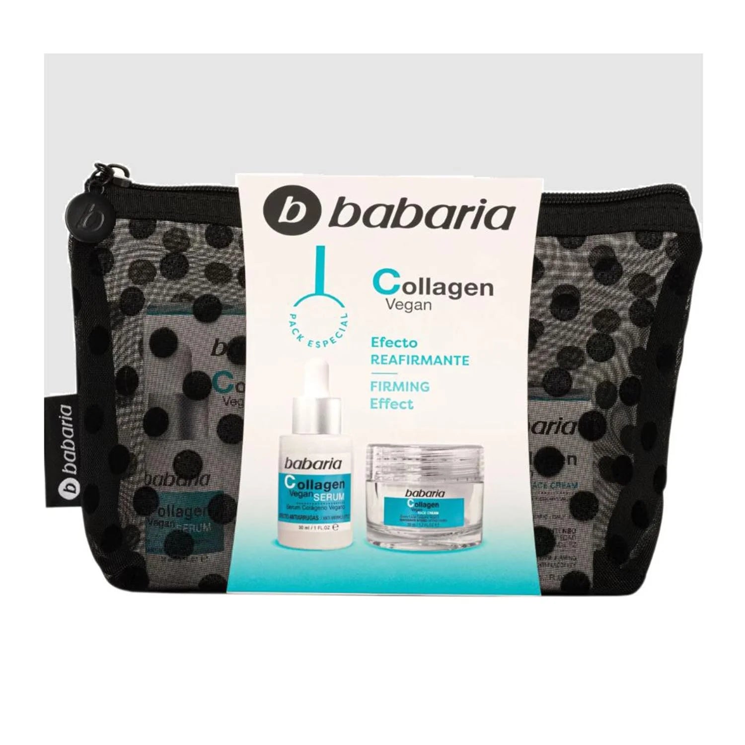 Babaria Collagen Effect Facial Cream 50ml Cream 1u Serum 1u Estuche 1u