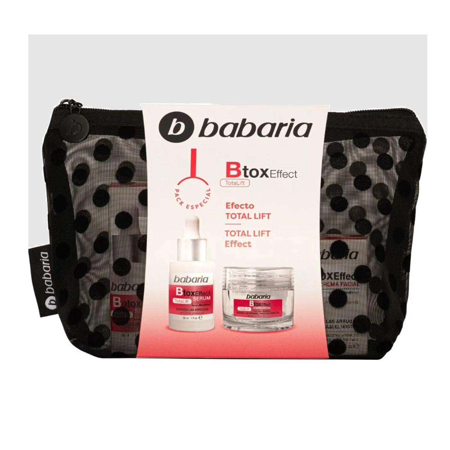 Babaria Btox Effect Total Lift Facial Cream Set 50ml Serum 1u