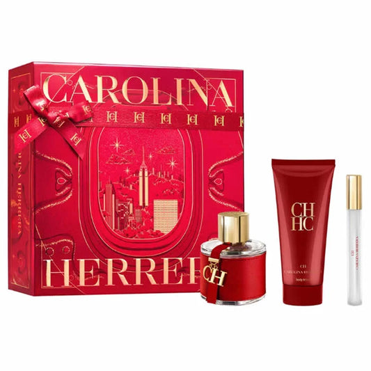 Carolina Herrera Ch Eau De Toilette Spray 100ml Set 3 Pieces