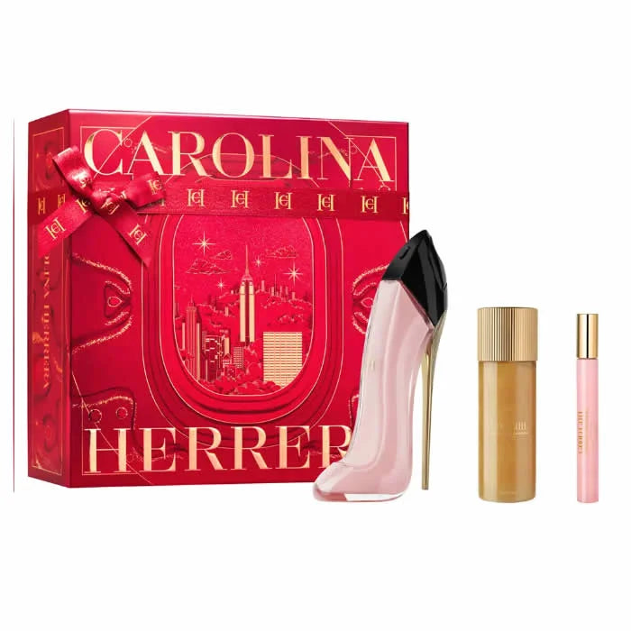 Carolina Herrera Good Girl Blush Eau De Parfum Spray 80ml Set 3 Pieces