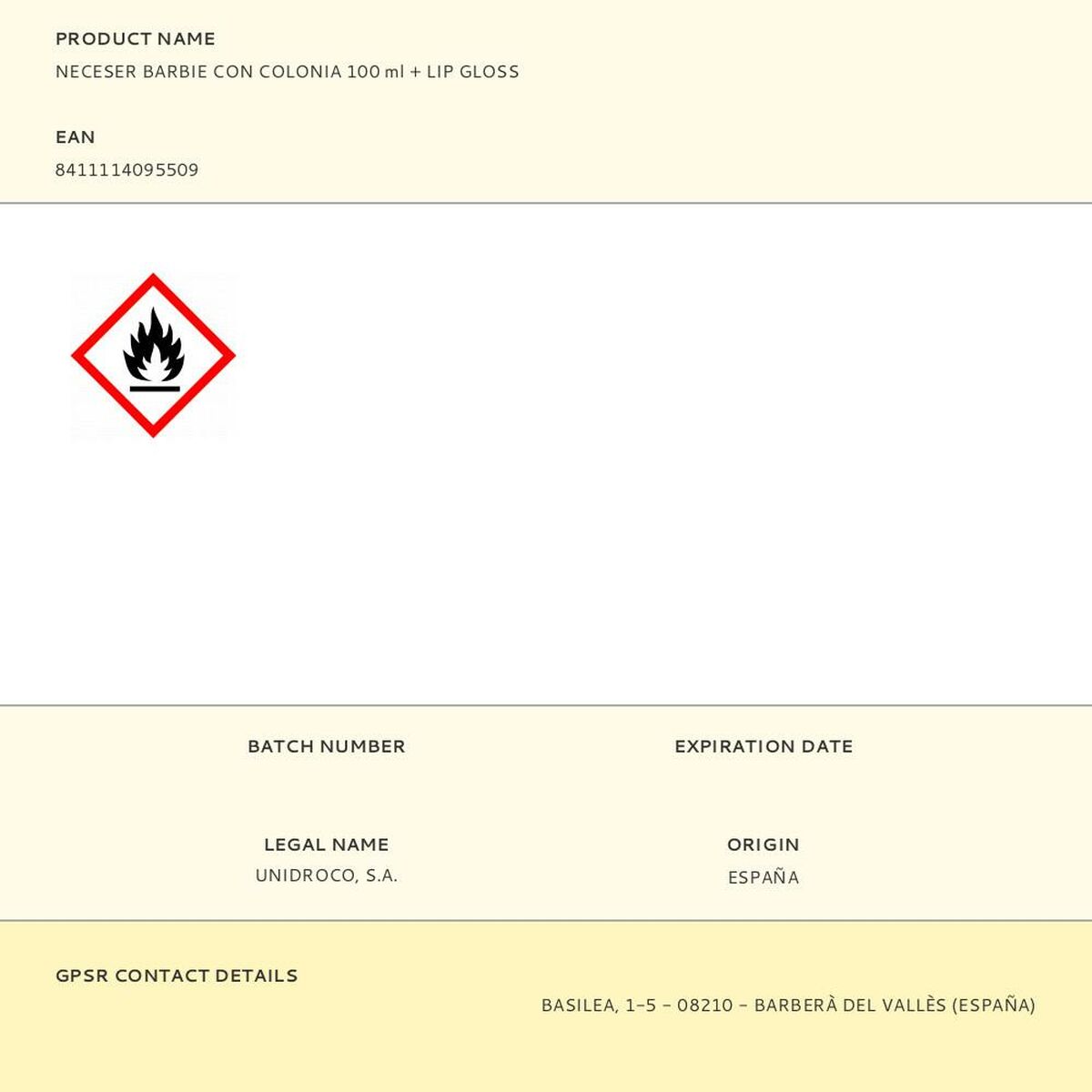 Profumo per Bambini Mattel 100 ml (2 Unità)