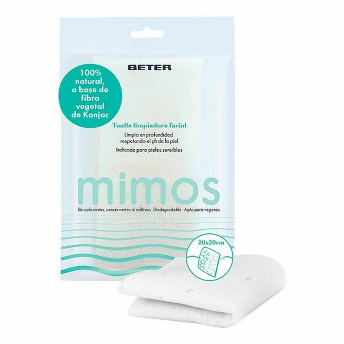 Asciugamano per Pelli Sensibili Beter Konjac Toalla (1 Unità)