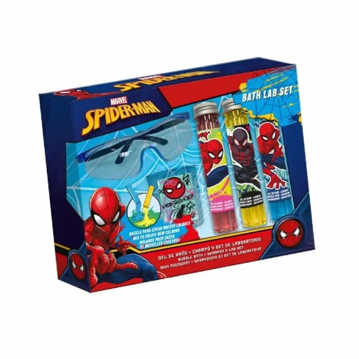 Marvel Spiderman bath Lab Set