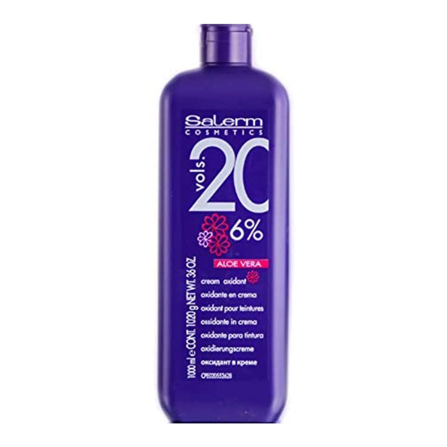 Salerm Cosmetics Salerm Aloe Vera 6 Vol 20 Oxidizing Cream 1000ml