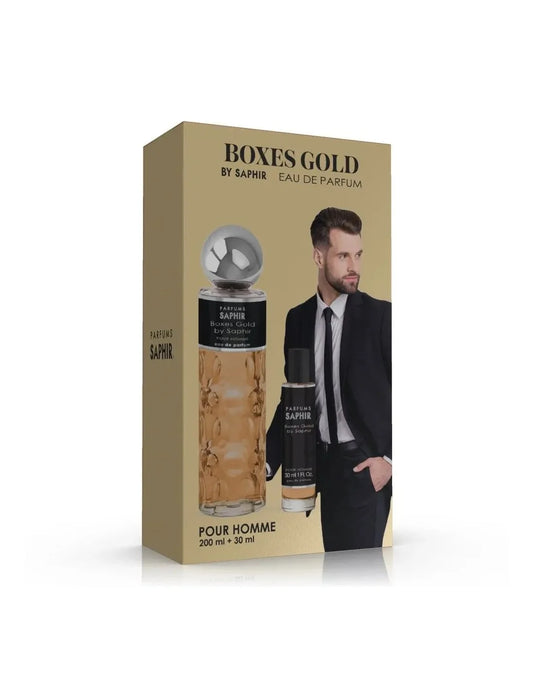 Saphir Boxes Gold Edp Spray 200ml 30ml Sets