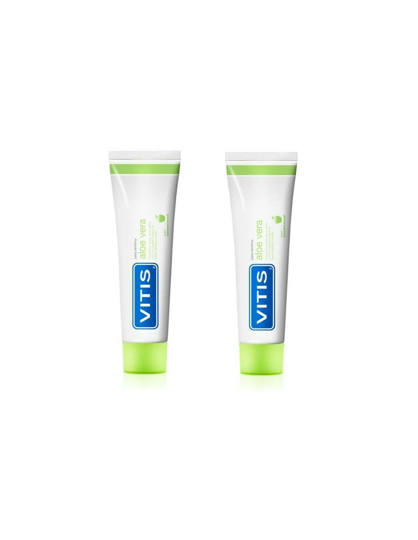 Vitis Duplo Aloe Vera Toothpaste Apple Flavor 2X150ml +75ml Free