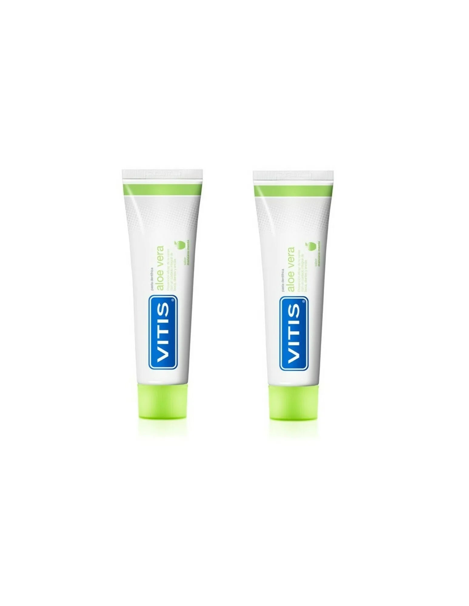 Vitis Duplo Aloe Vera Toothpaste Apple Flavor 2X150ml +75ml Free