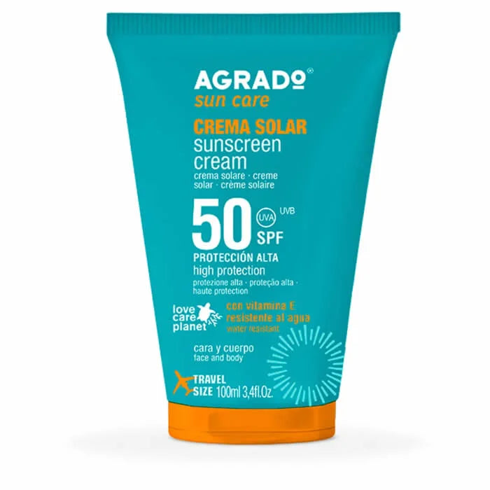 Agrado Face & Body Sunscreen Cream SPF 50 100ml