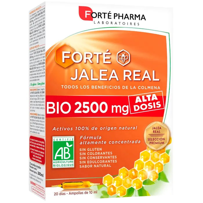 Forté Pharma Royal Jelly Bio 2500mg 20 Ampoules
