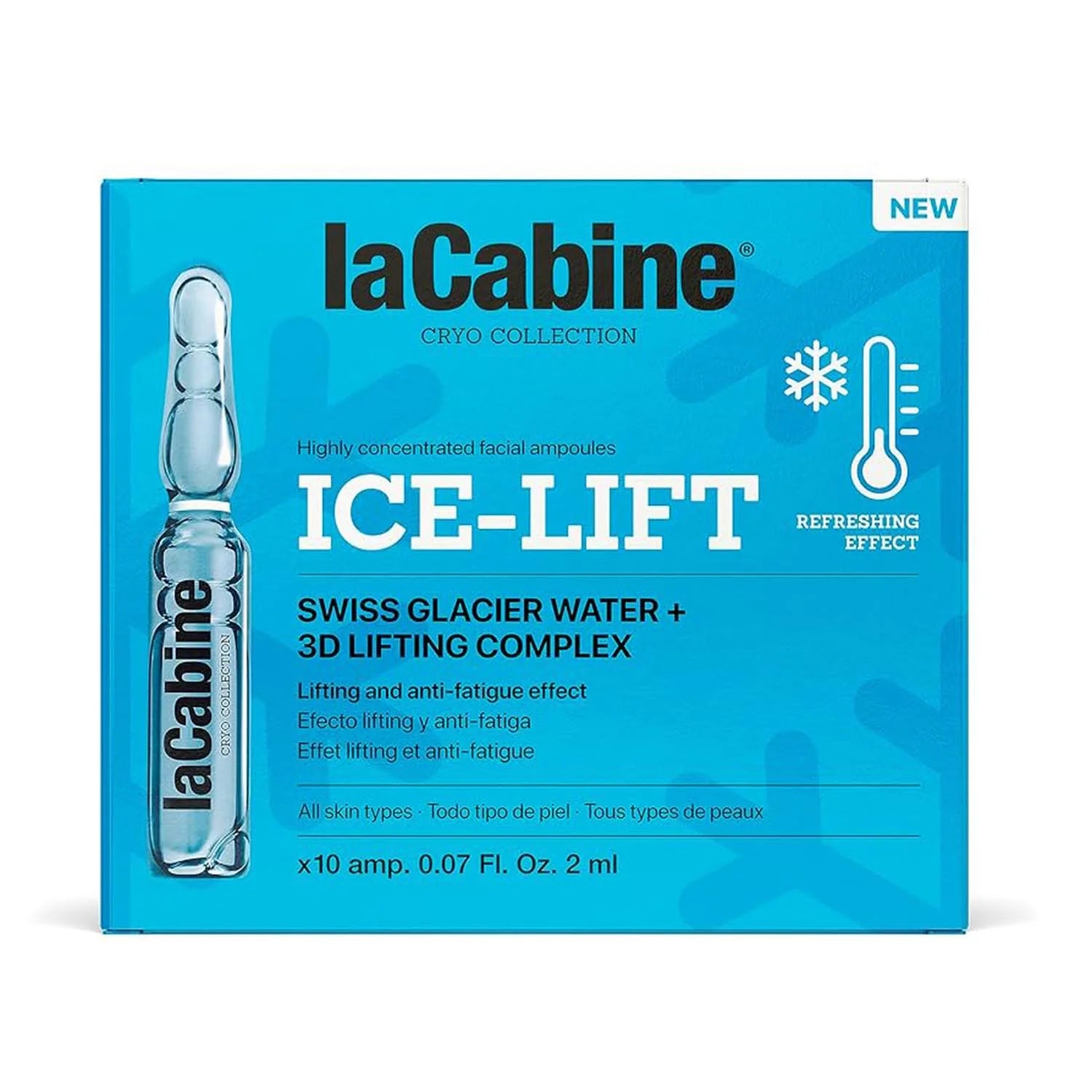 La Cabine Ampollas Ice-Lift 10 X 2ml