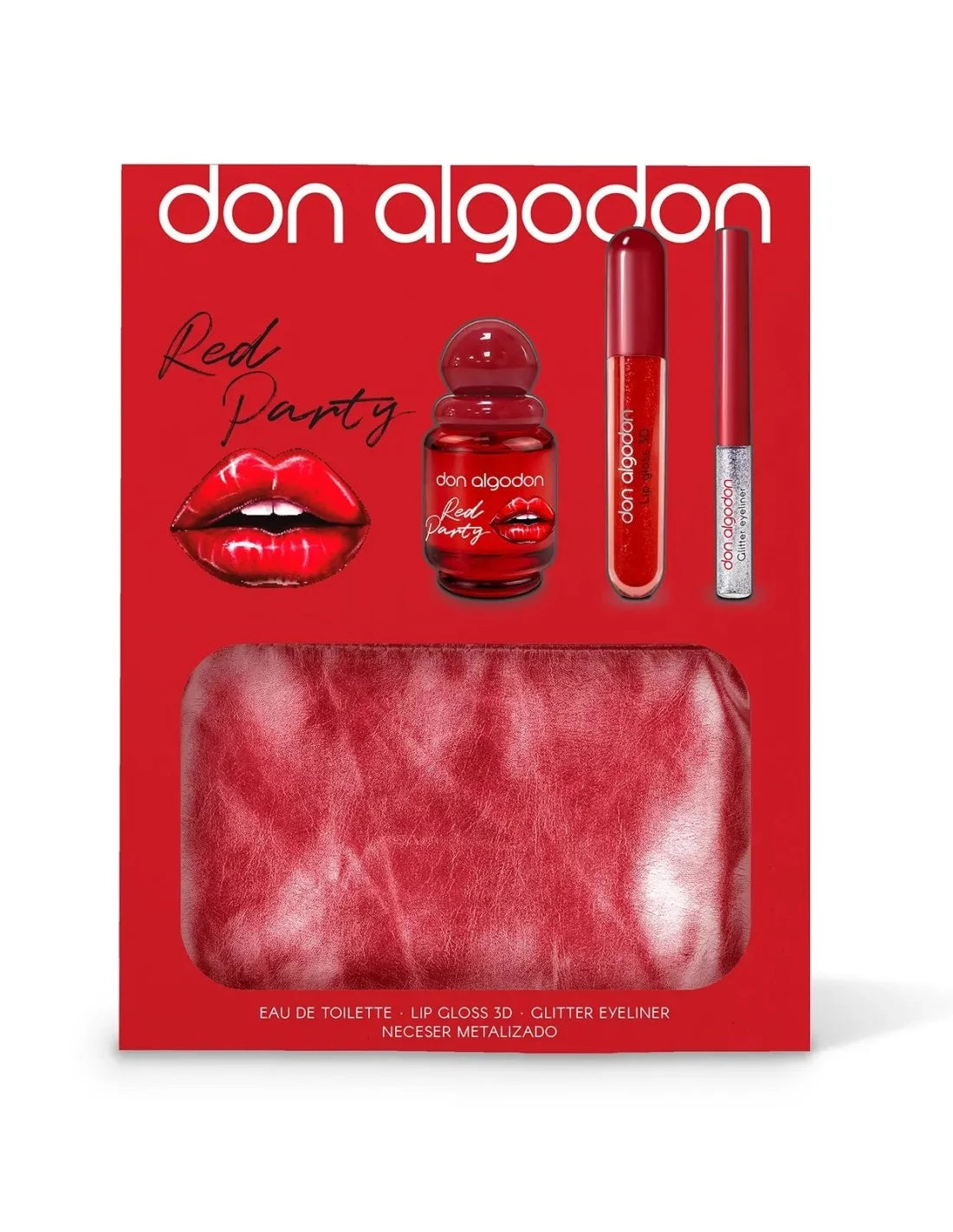 Don Algodón D Algodon Wom Red Party 30 Maq Handbag