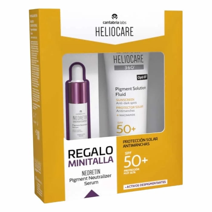 Heliocare 360 Opti D Pigment Solution Fluid Spf50+ 50ml Set 2 Pieces