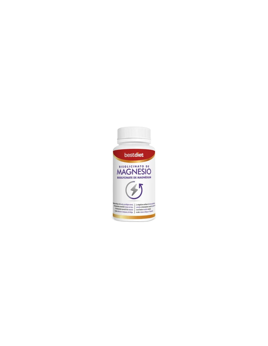 Best Diet Bisglycinate de Magnésium 60 Capsules