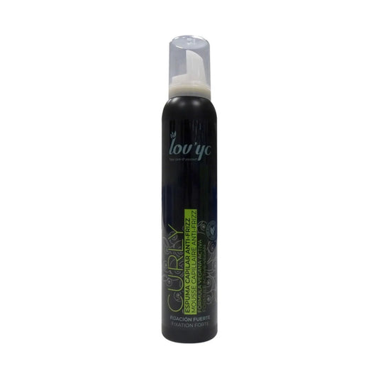 Elie Saab Lovyc Curly Espuma Capilar Anti-Frizz Formula Vegana Fijacion Fuerte 200ml