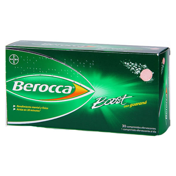 Berocca Boost 30 Effervescent Tablets Guarana