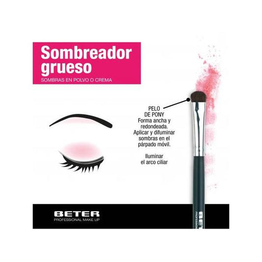 Beter Thick Eye Shadow Brush Pony Hair