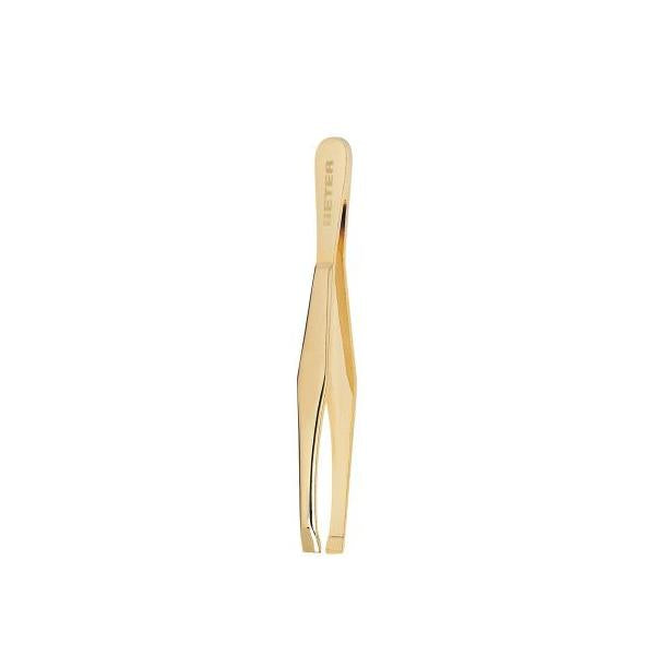Beter Gilded Straight Tip Tweezers