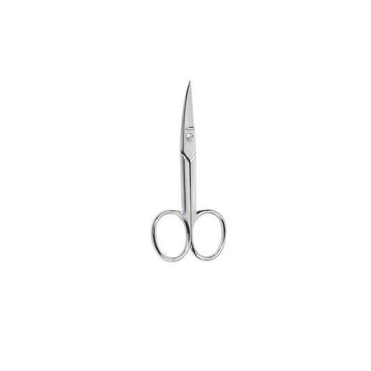 Beter Chrome Plated Curved Manicure Scissors 9cm
