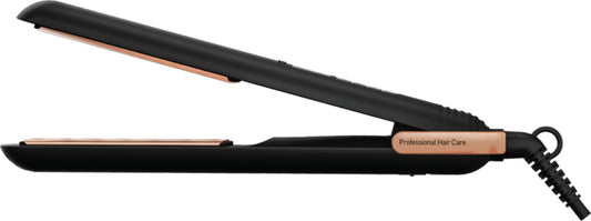 Grundig HS 7030 Piastra per capelli Caldo Nero, Rose Gold 1,8 m
