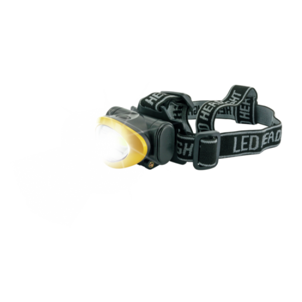 Schwaiger WLED 40 Torcia a fascia Nero, Giallo COB LED